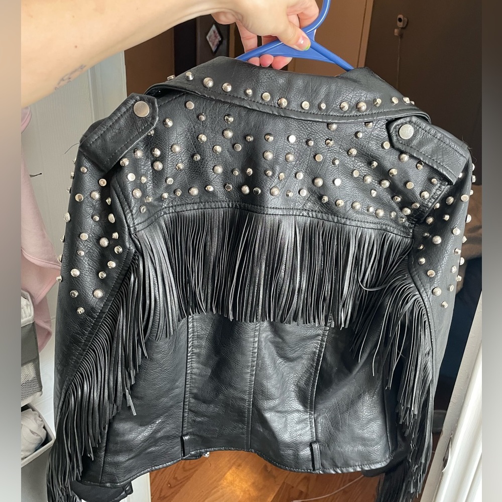 Black fringe jacket!